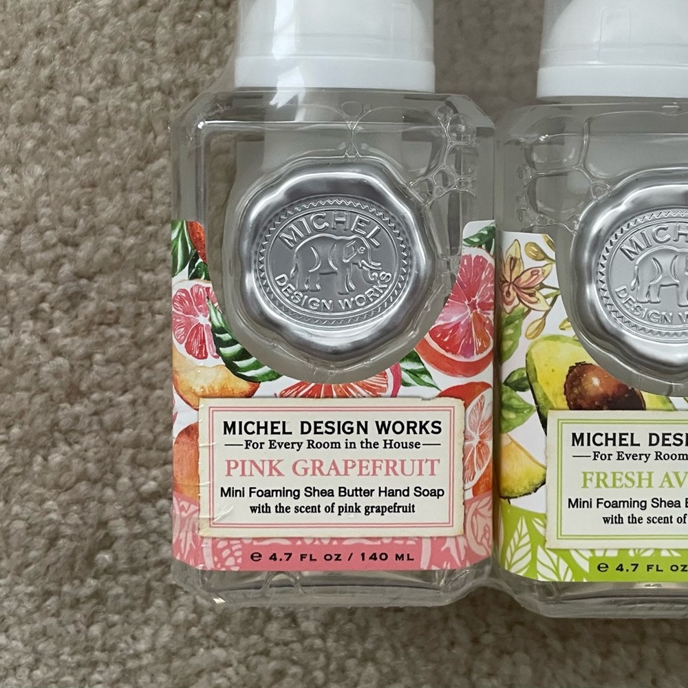 Michel Design Works Mini Hand Soap Set: Pink Grapefruit, Avocado, Earl Grey Tea - Picture 11 of 16
